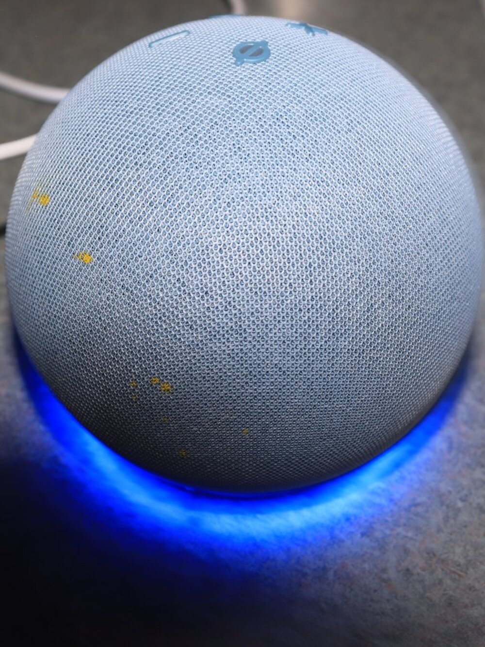 Amazon Echo Dot 4th Gen with Clock Gray B7W644